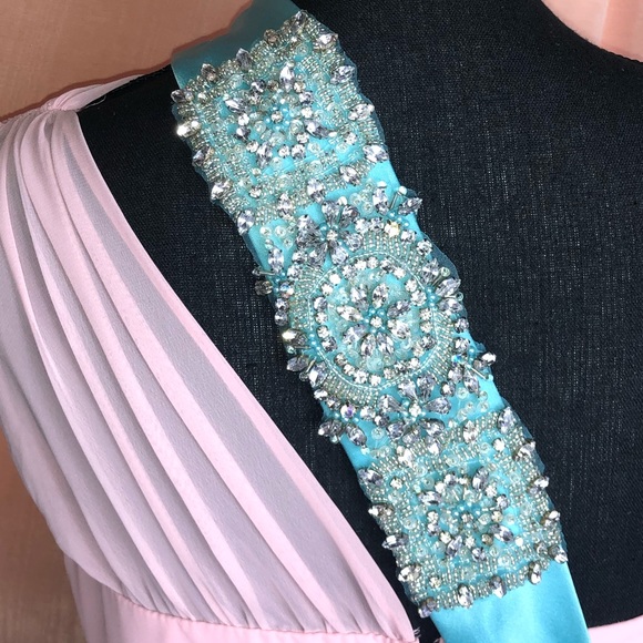 Embellished Sash Tie Belt - Picture 3 of 3